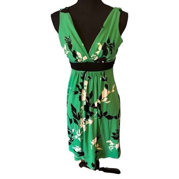 Y2k Vintage Fredricks Of Hollywood Slip Green Dress - Picture 1 of 11